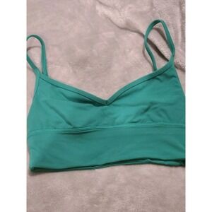 Lululemon Align Sweetheart Bra Light Support A/B Size 4 green